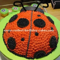 Homemade Ladybug Birthday Cake