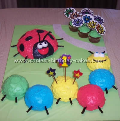 Homemade Ladybug Birthday Cake