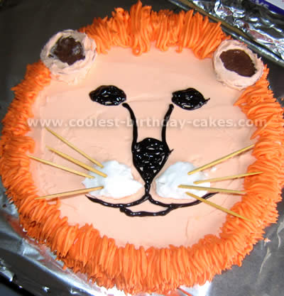 Lion Picture Cake