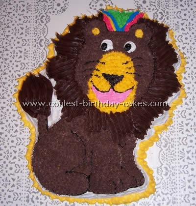 Lion Picture Cake