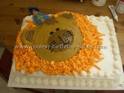 Lion Picture Cake