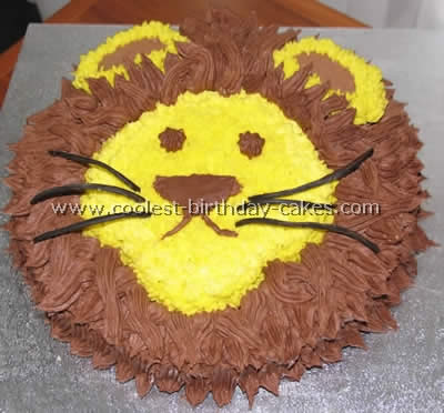 Lion Picture Cake