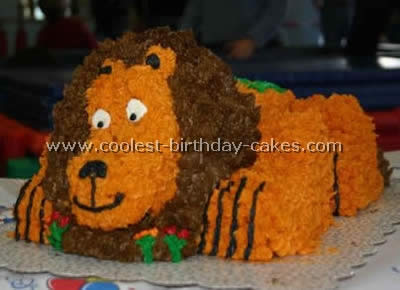 Lion Picture Cake