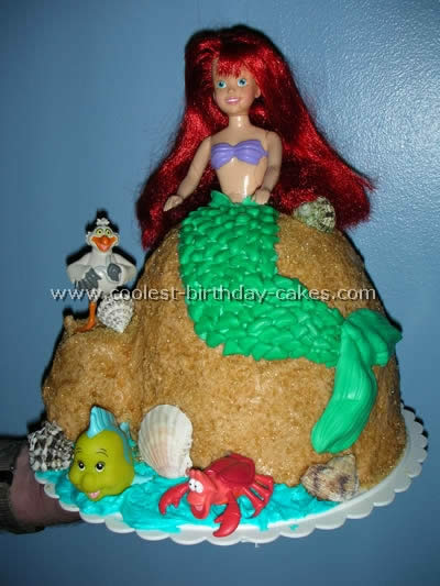 Little Mermaid Birthday Cake Photo