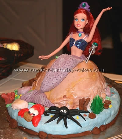 Little Mermaid Birthday Cake Photo