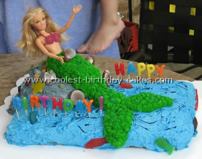 Little Mermaid Birthday Cake Photo