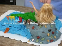 Little Mermaid Birthday Cake Photo