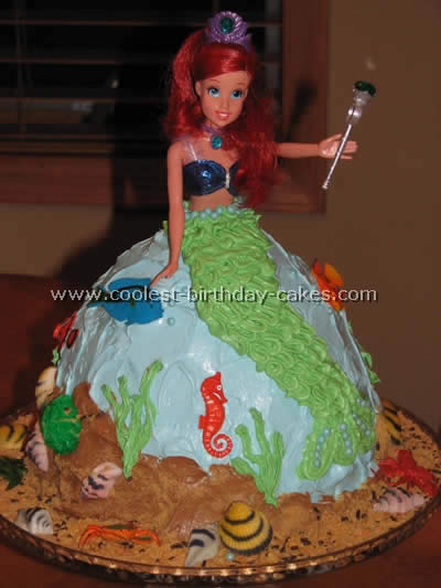 Little Mermaid Birthday Cake Photo