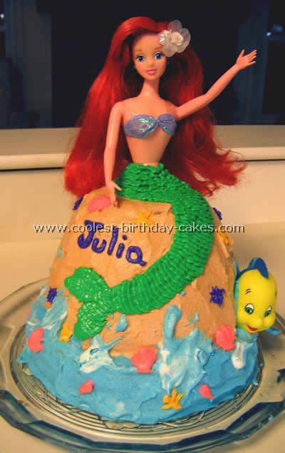 The Little Mermaid Cake Photo