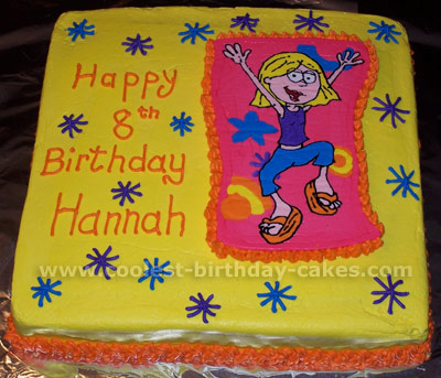 Lizzie McGuire Cake Photo