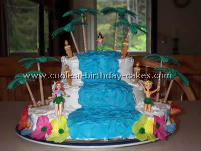 Luau Party Cake