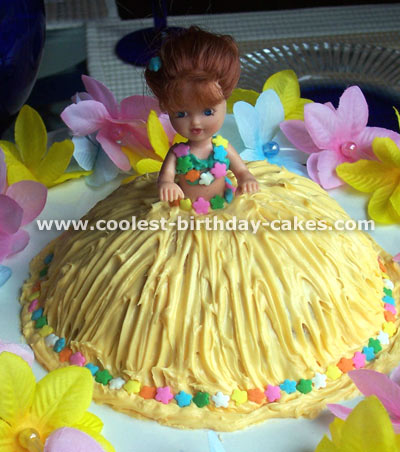 Hula Girl Cake