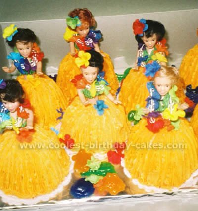 Hula Girl Cake