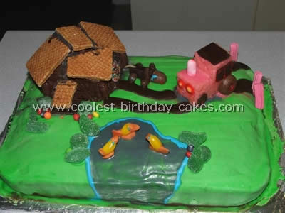 Farming Scene Cake