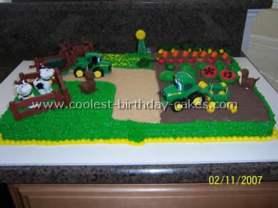 Farming Scene Cake