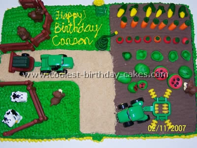 Farming Scene Cake