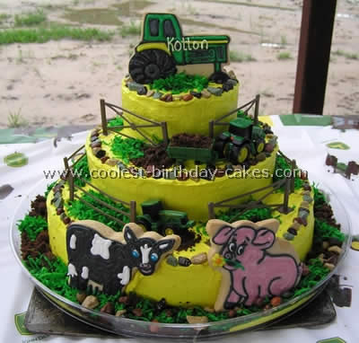 Farming Scene Cake