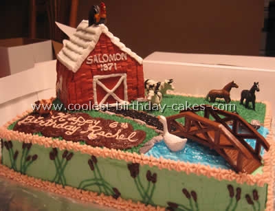 Farming Scene Cake