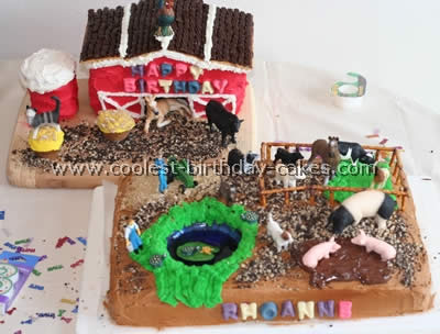 Farming Scene Cake