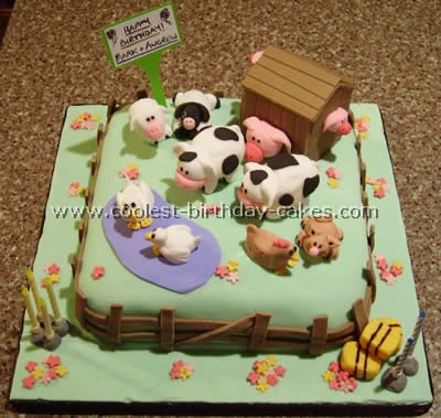 Farming Scene Cake