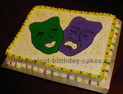 Mardi Gras Special Occasion Cake