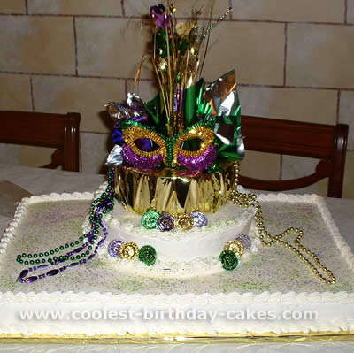 Mardi Gras Special Occasion Cake