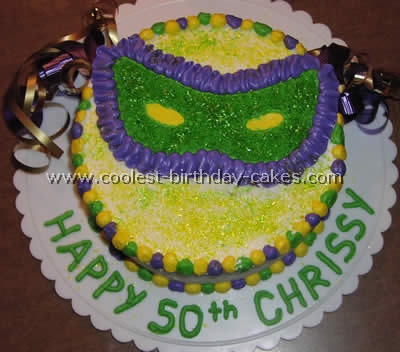 Mardi Gras Special Occasion Cake