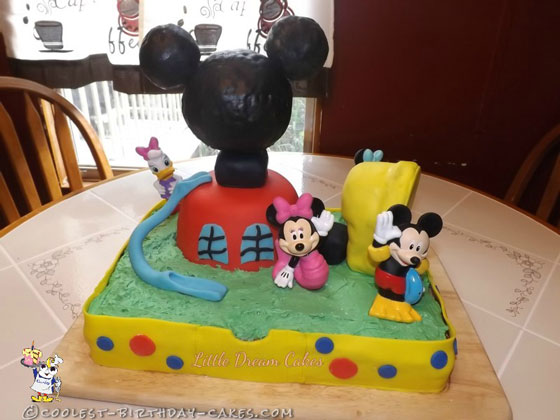 Mickey Mouse Clubhouse Birthday Cake