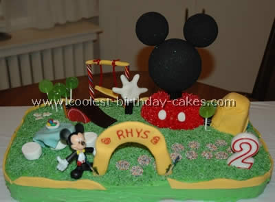 Mickey Mouse Picture Cake