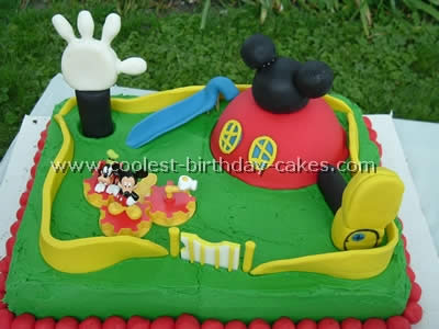 Mickey Mouse Picture Cake