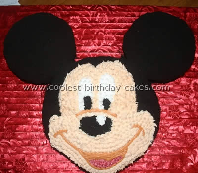 Mickey Mouse Picture Cake