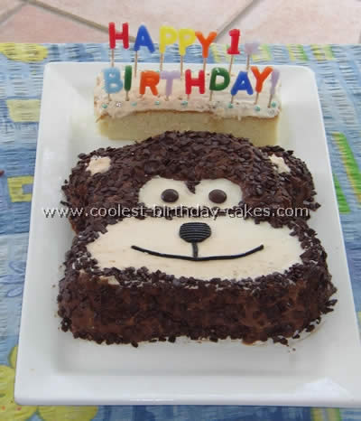 Monkey Birthday Cake