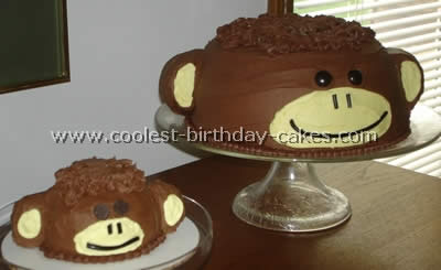 Monkey Birthday Cake