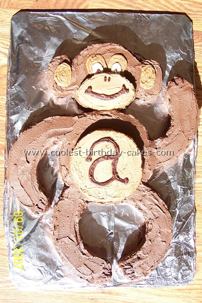 Monkey Birthday Cake