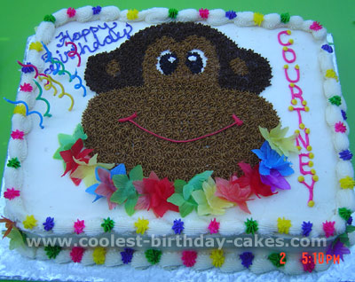 Monkey Face Cake