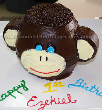 Monkey Face Cake