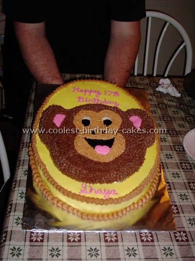 Monkey Face Cake