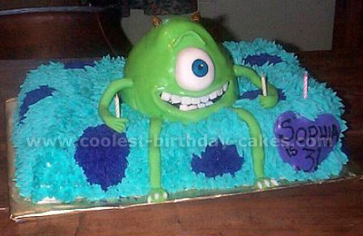 Monster Inc. Cake Photo