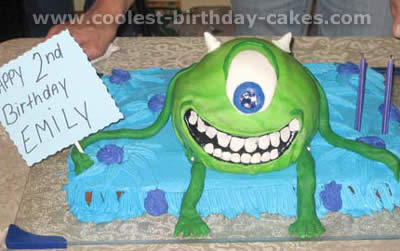 Monster Inc. Cake Photo