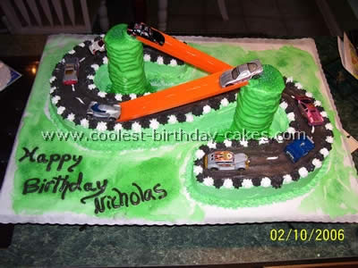 NASCAR Birthday Cake