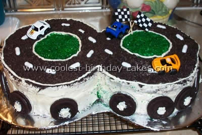 NASCAR Birthday Cake