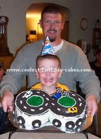 NASCAR Birthday Cake