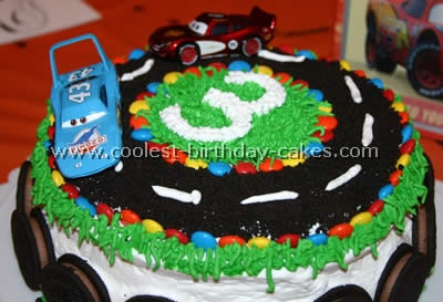 NASCAR Birthday Cake