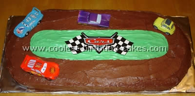 NASCAR Birthday Cake