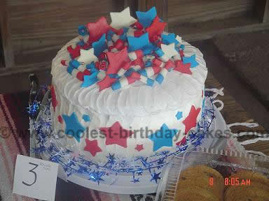 Stars and Stripes Patriotic Cakes