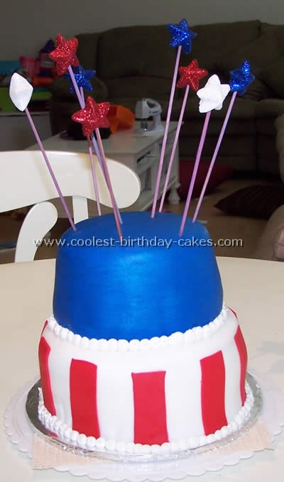 Stars and Stripes Patriotic Cakes