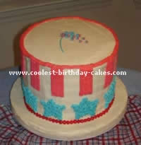 Stars and Stripes Patriotic Cakes