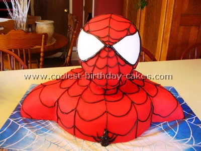 Pictures of a Spiderman Cake