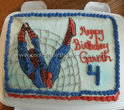 Pictures of a Spiderman Cake