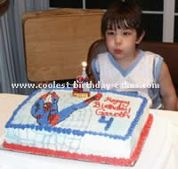 Pictures of a Spiderman Cake